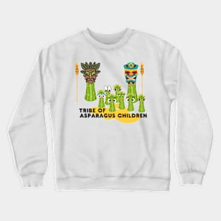 Tribe of asparagus children Crewneck Sweatshirt